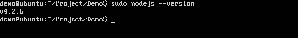 Nodejs 命令