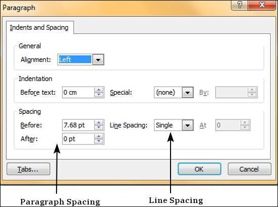 Microsoft PowerPoint 2010 中设置行间距